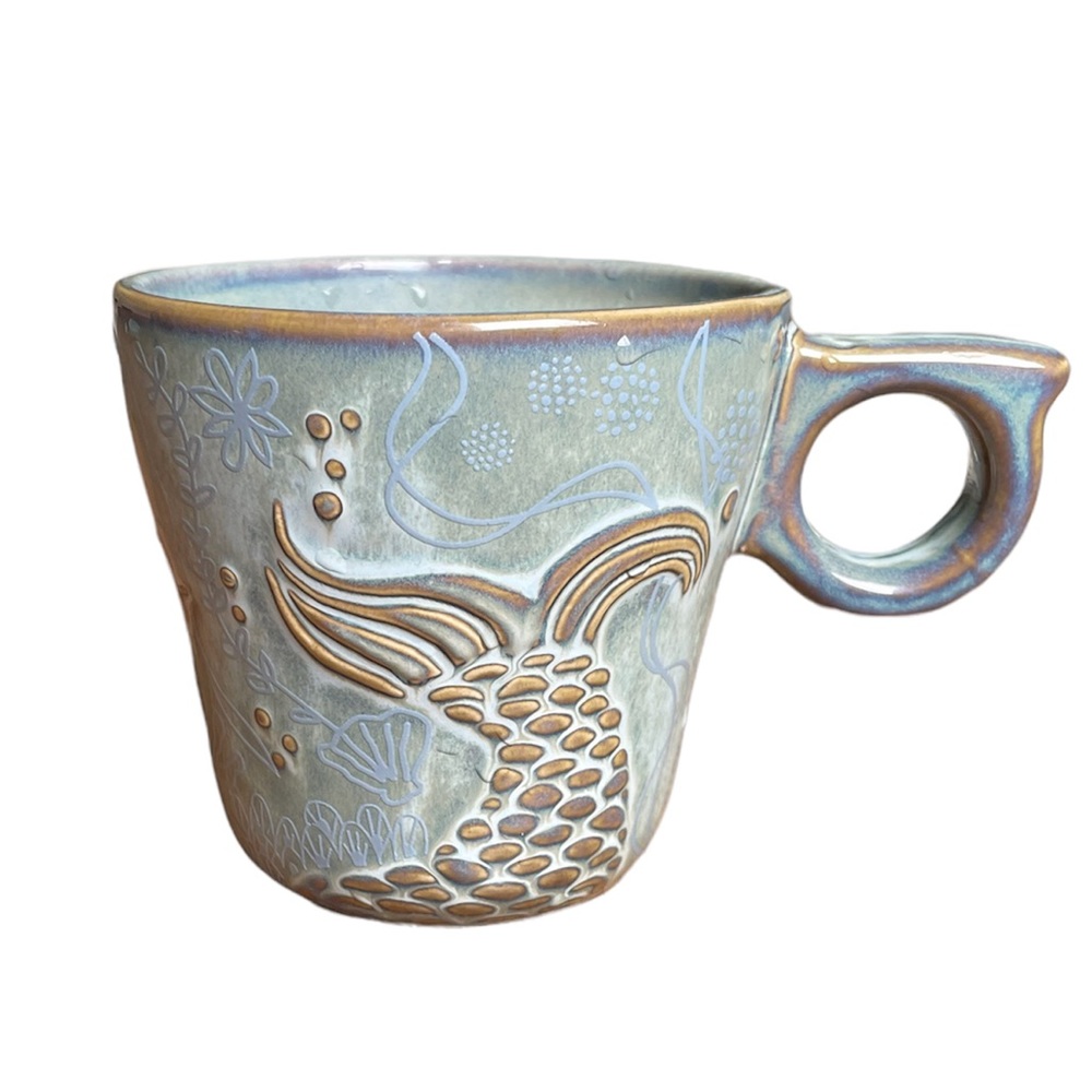2014 Starbucks Siren Mermaid Tail Anniversary Collection Coffee Mug Cup 12 Oz